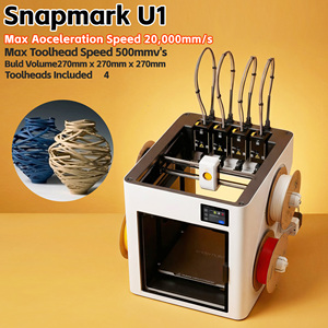 เครื่องพิมพ์สามมิติอัตโนมัติ Snapmaker U1 ขนาดการพิมพ์ใหญ่ เทคโนโลยีการขึ้นรูปแบบ FDM สีเขียว เชื่อมต่อผ่าน USB รับประกัน 1 ปี - Product Image 1