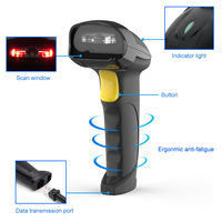 Lecteur de codes-barres filaire Xincode 1D, scanner de codes-barres portable USB, lecteur de codes-barres CCD, pistolet de numérisation de codes-barres pour l'entrepôt