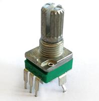 Potentiomètre rotatif vertical simple 9 mm B103 en carbone B10K
