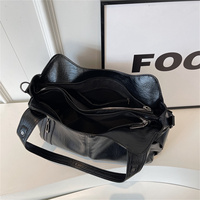 Sac à bandoulière classique et élégant, avec fermeture éclair, portable, à deux sangles, souple, de luxe, en polyester