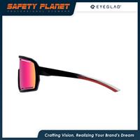 Kacamata Olahraga Silinder Full Rim Laris Manis, Desain Anti Kabut dan Ventilasi, Bingkai TR90, Lensa PC, Warna Dapat Disesuaikan, Unisex