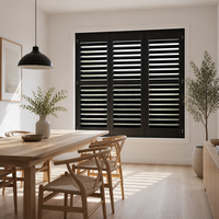 Volets en PVC à lames de 89 mm, sur mesure, imperméables, stores intérieurs pour fenêtres, directement de l'usine pour chambre et salon