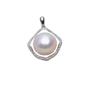 Colgante de Plata S925, Accesorios para Perlas DIY, Soporte Inferior de 4mm, Corrector y Producto Semiterminado Vacío para 15-16 - Product Image 5