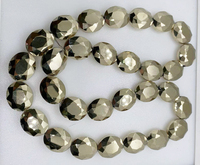 20*24mm perles d'oeil de taureau bricolage matériel de bijoux coloré Transparent facettes lâche carreaux perles de verre en cristal pour la fabrication de bijoux