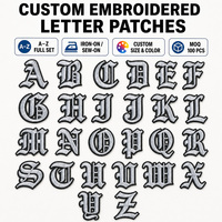 Patchs brodés 3D personnalisés en vrac pour usine, lettres en relief, appliques thermocollantes en sergé pour chapeaux et vêtements, patchs personnalisés avec logo