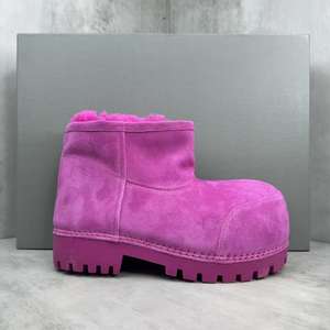 Botas de Nieve Blancas de Piel de Alasca - Unisex, Forro de Felpa para Invierno/Otoño, Antideslizantes, Diseño de Calidad, Cálidas y Cómodas - Product Image 4