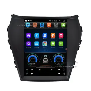 Android 13 Car Radio Navigation GPS For Hyundai Santa Fe IX45 2013-2017 Tesla Style Screen Car Stereo Multimedia Player Carplay
