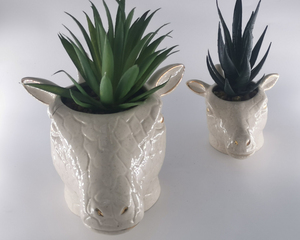 Pot en <span class=keywords><strong>céramique</strong></span> émaillée verte jardinière ornements d'<span class=keywords><strong>animaux</strong></span> décor à la maison <span class=keywords><strong>jardin</strong></span> plante succulente Pot Kit de conception <span class=keywords><strong>pour</strong></span> Pots de fleurs jardinières - Product Image 6