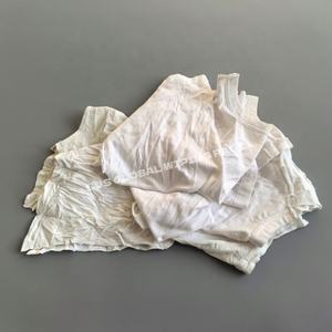 Chiffons de nettoyage 100% coton de qualité A, chiffons en coton industriel, chiffons en coton blanc, chiffons en t-shirt pour le nettoyage - Product Image 1