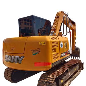 Excavatrice sur chenilles hydraulique SANY 75C de 7 tonnes d'occasion, moteur et boîte de vitesses 90% neufs, offre FOB très rentable - Product Image 1
