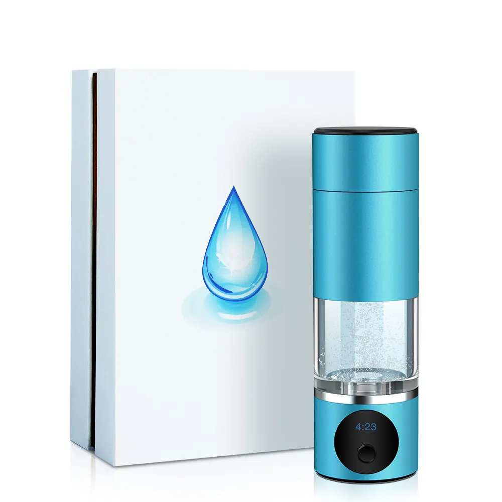 Suyzeko LOGO Customize Hydrogen Water Generator SPE PEM Technology Rich Water Ionizer 6000PPB Hydrogen-rich Water Bottle
