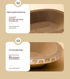 <span class=keywords><strong>2026</strong></span> FE Top Verkoop Grote Sisal Kattenkrabpaal Kattenkrabplank Golfkarton Interactieve Krabpaal - Product Image 6