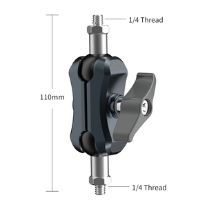 Tùy chỉnh đôi bóng đầu cánh tay mạnh mẽ cua plier Clip Bracket xe máy Ống kẹp hỗ trợ gắn kết - Product Image 4