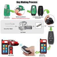 Clé intelligente Autel Ikey, télécommande universelle pour voiture, toutes séries, clé intelligente universelle programmable