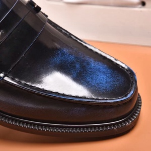 Chaussures en cuir véritable pour hommes de qualité supérieure, confortables, classiques, formelles, chaussures de créateur sur mesure - Product Image 5