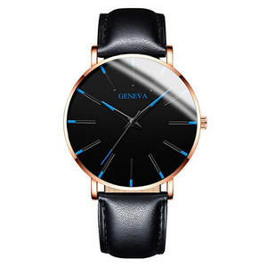 Montre à quartz bleue pour homme, bracelet en maille, élégante, vente en gros, nouveauté 2025 - Product Image 4