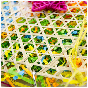 Appendere piccoli animali giocattolo da masticare per uccelli pappagalli da masticare giocattolo Rattan carta triturata per masticare i denti - Product Image 3