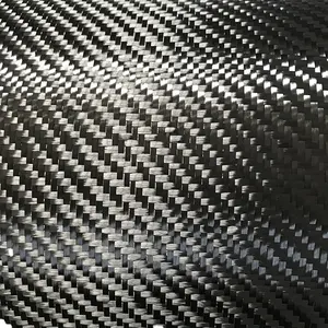 Tessuto in vera fibra di carbonio lucido 3k 2x2 Twill