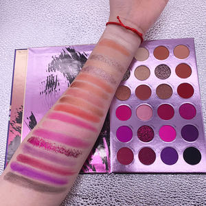 Водостойкие стойкие матовые Сияющие блестящие пигментированные многохромные Пользовательские Тени для век Палитра частная торговая марка тени для век Палитра - Product Image 4