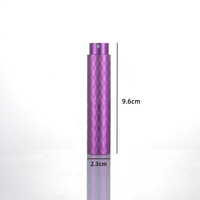 Flacon de parfum en verre de luxe rechargeable vide 8 ml 10 ml avec ouverture à vis et contenant en aluminium pour les marques