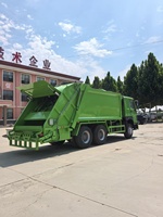 Camion à ordures à chargement arrière HOWO 18CBM 20CBM, camion à compression hydraulique pour le nettoyage urbain