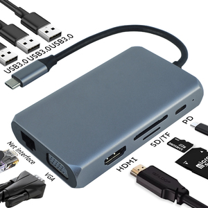 Base de Conexión para Laptop SYONG para 4 Monitores, Base de Conexión 9 en 1 con Monitor Dual para Dell <span class=keywords><strong>HP</strong></span>, Sistema Win10 32/64, MAC OS10.9 o Superior - Product Image 2