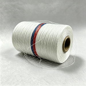 Rete in HDPE Lavorata a Maglia con Linea di Avvertimento, Pellicola Estensibile Morbida Lucida per Imballaggio di Mais e Mangimi, Facile Monitoraggio e Taglio - Product Image 2