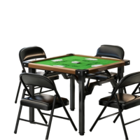 Mesa de Mahjong Plegable sin Patas, Mesa de Mahjong Americana para el Hogar, Mesa de Juego Doble para Mahjong, Ajedrez y Cartas, Mesa Cuadrada Simple