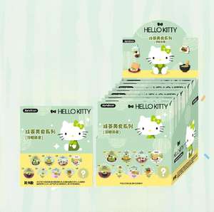 Lot de 12 boîtes en gros – Badges gaufrés Anime Jandoon – Collection Série Délices Matcha pour Jouets, Cadeaux, Anniversaires d'Enfants, PVC - Product Image 1