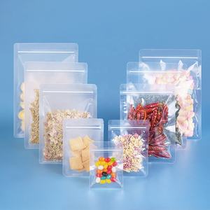 Bolsa de polipropileno transparente con superficie mate esmerilada, tamaños personalizados, bolsa transparente con cremallera - Product Image 2