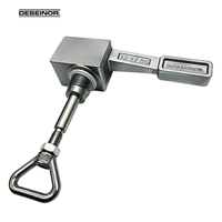 Vanne de coupure en acier moulé à levier manuel GY675B avec liaison par câble en acier -40 à 70°C pour accessoires de camion-citerne à carburant