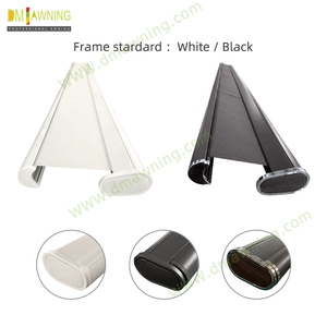 Toldo retráctil motorizado <span class=keywords><strong>tipo</strong></span> cassette montado en la pared con luz LED ajustable <span class=keywords><strong>para</strong></span> balcón y patio - Product Image 4