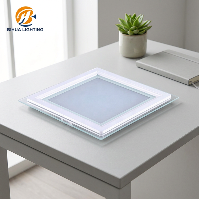 Popular Item Indoor Square Aluminum 6w 12w 18w 24w Recessed Mounted Glass Led Panel Light