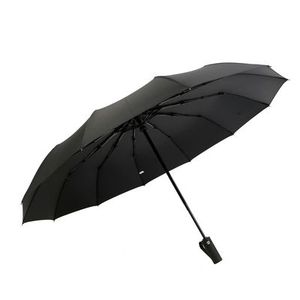 Paraguas Plegable Doble de Vinilo para Sol y Lluvia, Totalmente Automático, 12K, para Negocios - Product Image 6