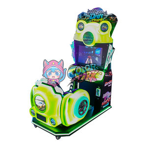 Máquina de Carreras Arcade de un Solo Asiento Colorful Park - <span class=keywords><strong>Simulador</strong></span> de Carreras de Dibujos Animados Colorido, Funciona con Monedas, con Aceptador de Billetes, para Uso en Interiores - Product Image 2