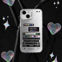 Coques de téléphone antichoc avec design clavier multicolore pour iPhone 17 Air 16 15 Plus Pro Max 14 13 12 11 X XR – Housse de protection