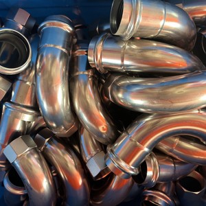 ASTM A403 Ống thép không gỉ Phụ kiện mông hàn khuỷu tay và Tees 304 304L 316 316L 321 347 <span class=keywords><strong>904L</strong></span> ASME b16.9 tiêu chuẩn - Product Image 1