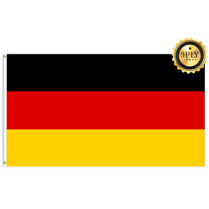 Vente en gros 3x5In Germanyn Drapeau à trois couches Polyester 68D et 100D Personnaliser tous les drapeaux nationaux Transport rapide - Product Image 3