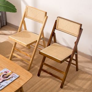 Silla <span class=keywords><strong>de</strong></span> Comedor Plegable <span class=keywords><strong>de</strong></span> Ratán y Madera, Moderna, Impermeable, <span class=keywords><strong>de</strong></span> Alta Calidad, para Uso en el Hogar y Restaurantes, ZN 568 - Product Image 6