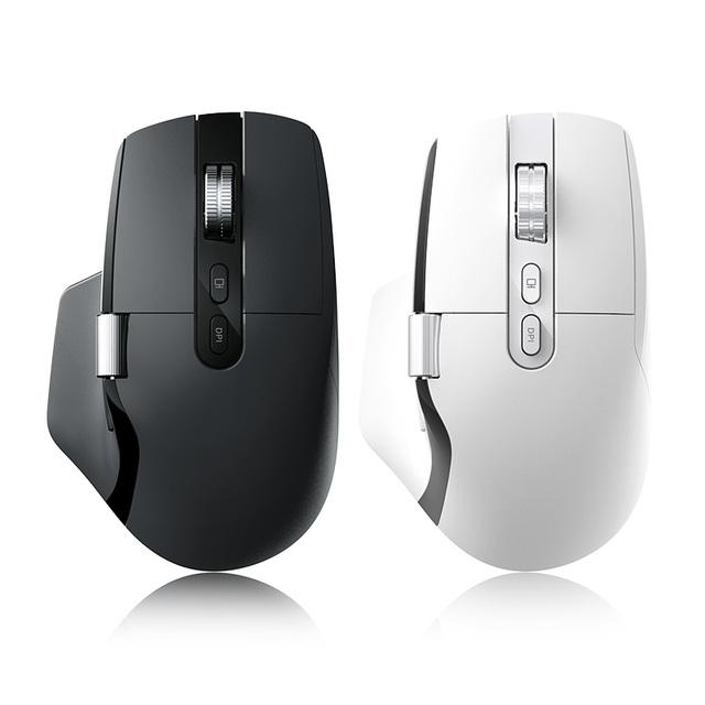 Hyper-fast Scroll Wheel 8000DPI Wireless Mouse Inalambrico Ergonomic Rechargeable Screen BT Mouse PAW3220 for Office