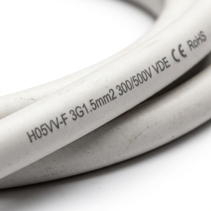 Cable de Alimentación Flexible H05VV-F 300/500V, Cable Eléctrico Multifilar de <span class=keywords><strong>PVC</strong></span> con Certificación VDE y CE para Electrodomésticos y Equipos de Informática - Product Image 4