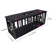 Grande cage métallique pour chien BDSM, équipement de bondage et de retenue, mobilier et jouets sexuels pour jeux érotiques adultes, femmes, hommes, couples GREENEE