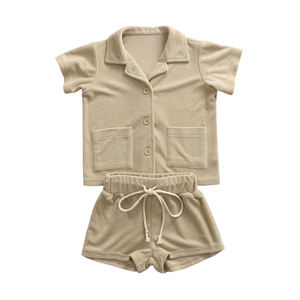 Ensembles de vêtements pour enfants en tissu French Terry, tenues pour bébés garçons, ensemble de vêtements deux pièces - Product Image 1