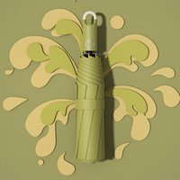 Nouveau parapluie créatif à poignée en forme d'anneau pour femmes, pliable en trois parties, portable, protection solaire et personnalisable