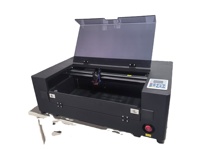 Graveur et découpeur laser CO2 4060, machine de gravure et de découpe laser de bureau 40W 50W 60W pour le bois, l'acrylique, le MDF, le cuir