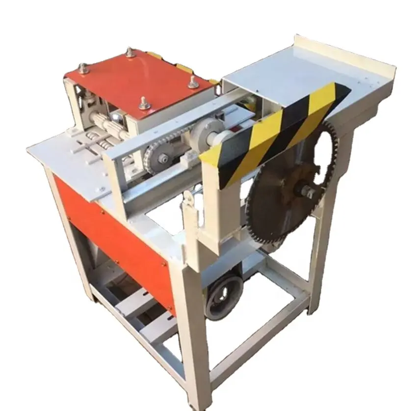 Automatic woodworking cutting edge trimming sawing machine from China