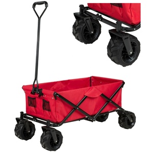 7x4 дюймов твердый пластиковый ПВХ пляжный складной вагон тележка шины и колеса - Product Image 4