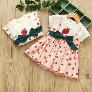 Vestidos de Playa para Bebés con Diseño de Puntos y Lazo, Última Moda en Ropa Infantil, de Proveedor Chino - Product Image 4