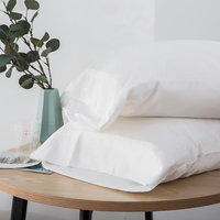 Taie d'oreiller respirante en bambou, taille standard, lot de 2, pour la maison et l'hôtel, luxe léger, pour les personnes ayant chaud la nuit, douce et fraîche, fermeture enveloppante