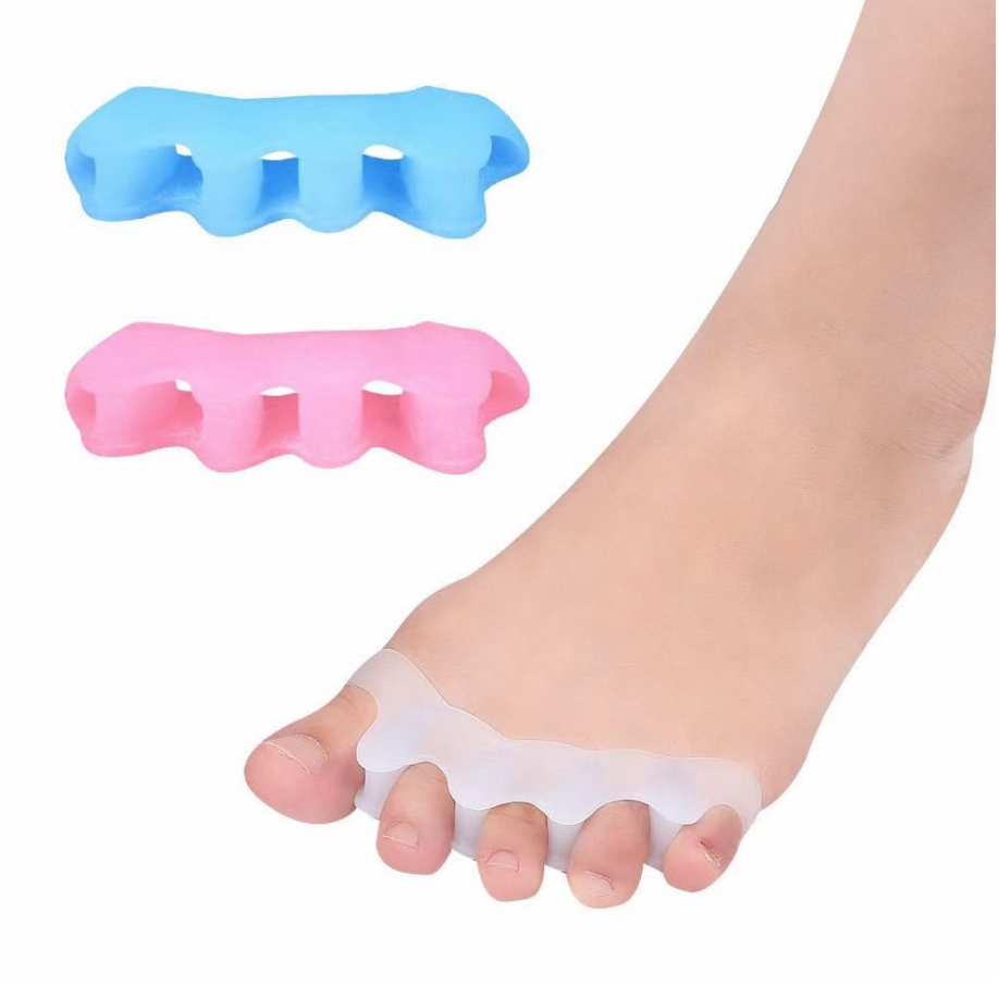 Toe Valgus Corrector Silicone Orthosis Five-finger Hallux Valgus Orthodontics Overlapped Toe Separator Soft Portable Care toe